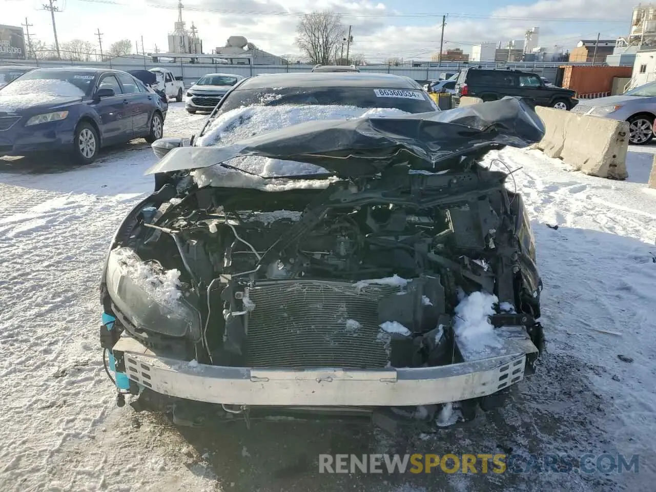 5 fotografías del automóvil dañado 19XFC2F84LE025411 HONDA CIVIC 2020