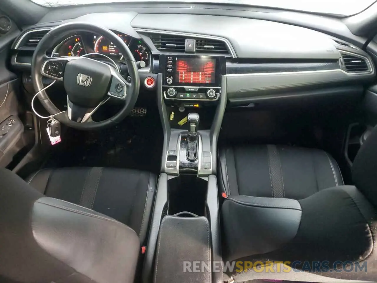 8 fotografías del automóvil dañado 19XFC2F84LE025411 HONDA CIVIC 2020