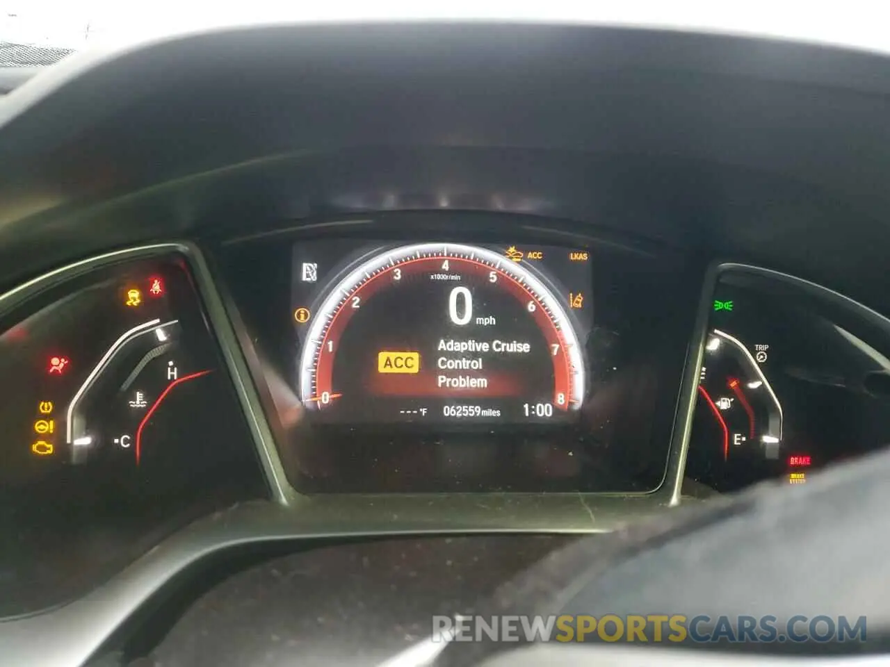 9 fotografías del automóvil dañado 19XFC2F84LE025411 HONDA CIVIC 2020
