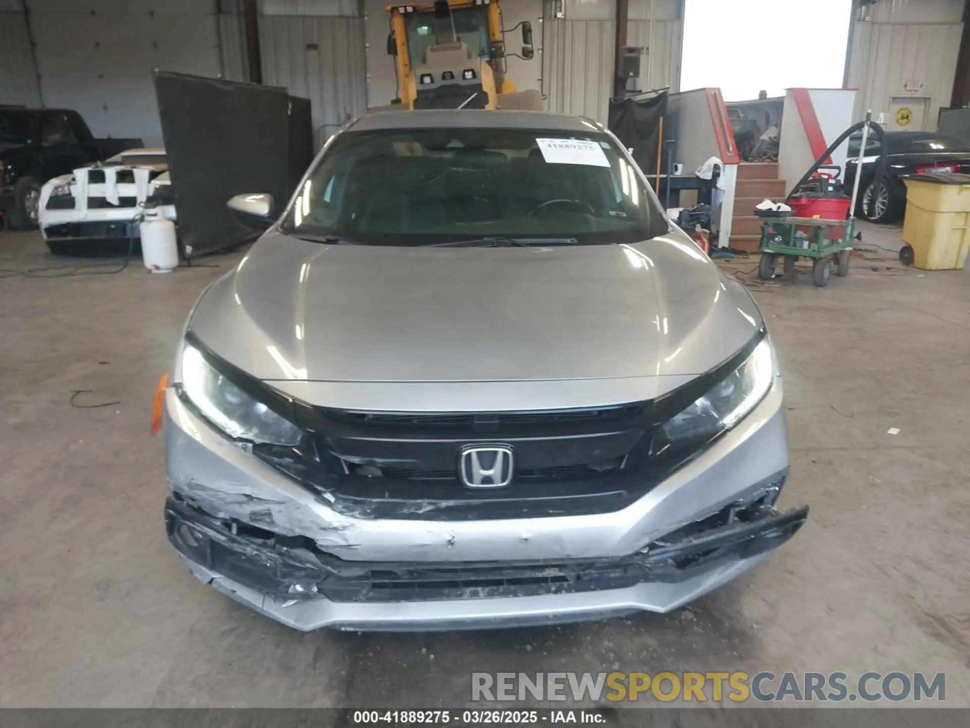 12 fotografías del automóvil dañado 19XFC2F84LE208131 HONDA CIVIC 2020