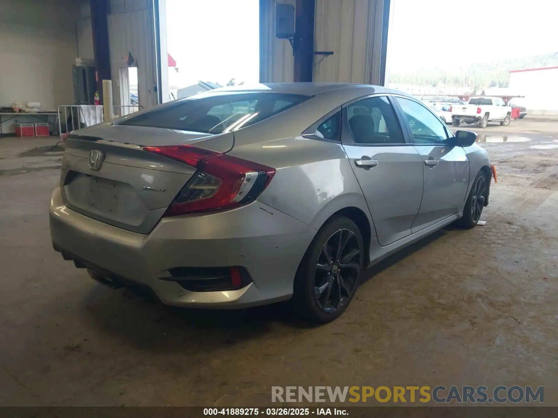 4 fotografías del automóvil dañado 19XFC2F84LE208131 HONDA CIVIC 2020