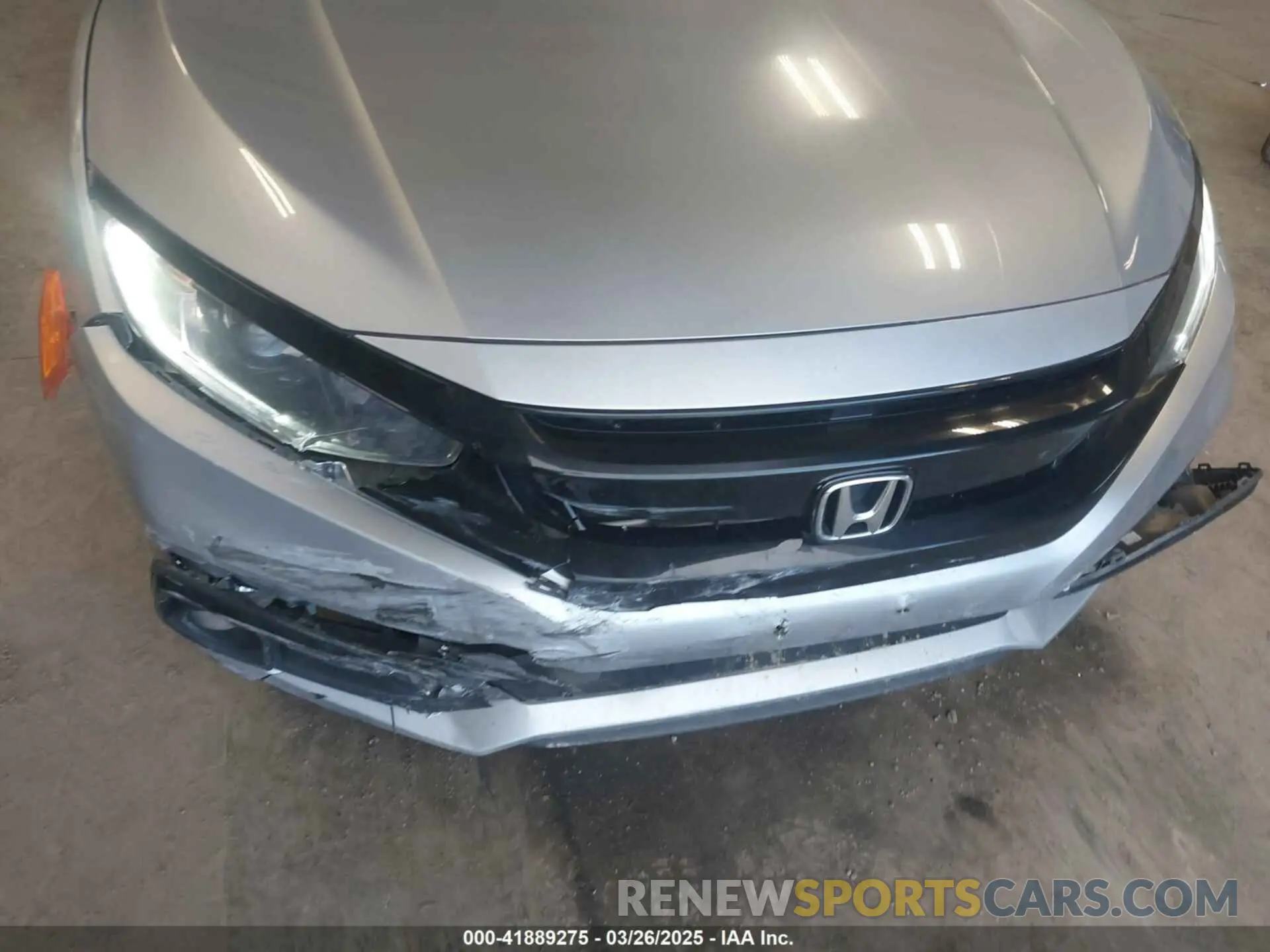 6 fotografías del automóvil dañado 19XFC2F84LE208131 HONDA CIVIC 2020