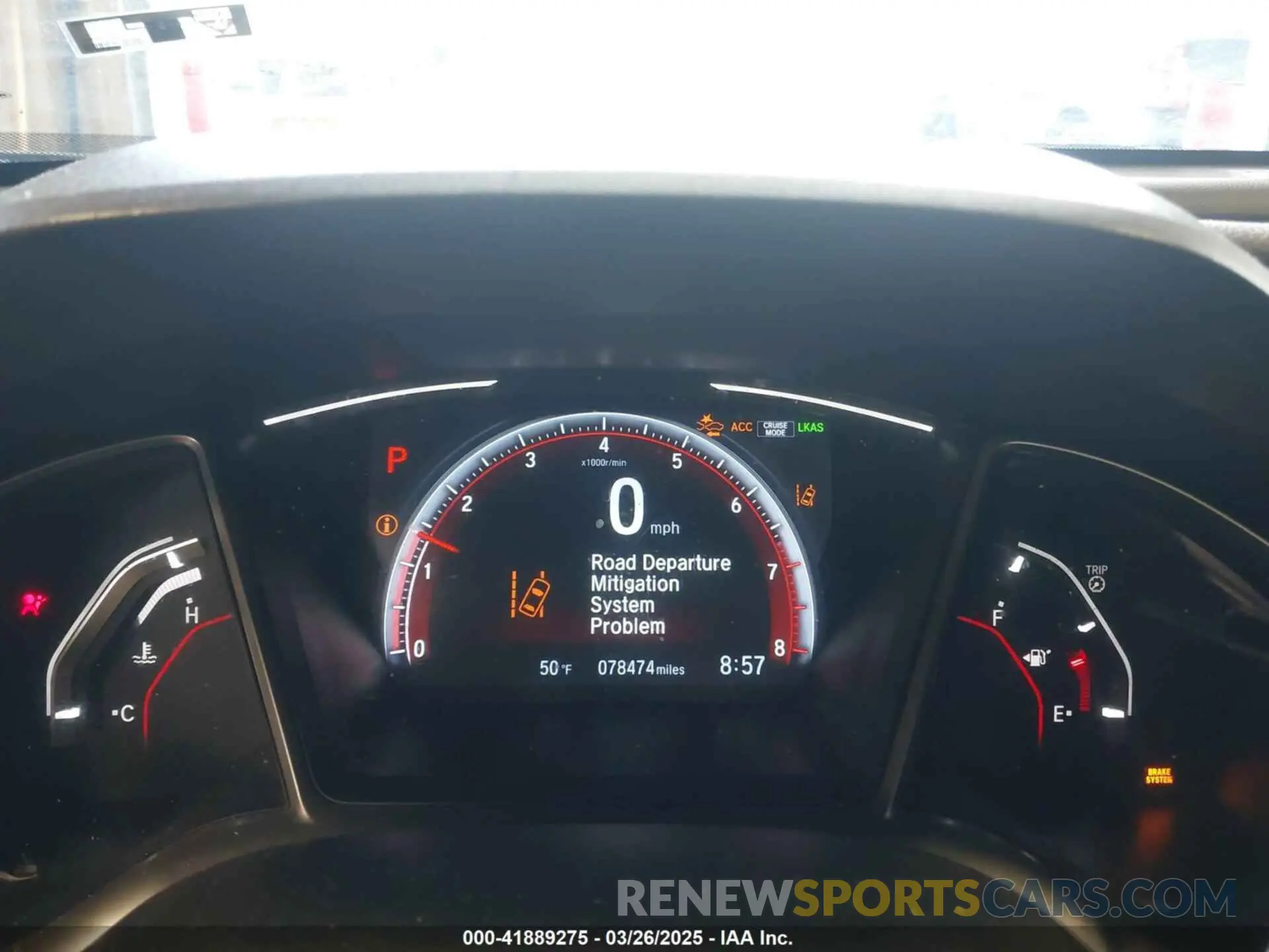 7 fotografías del automóvil dañado 19XFC2F84LE208131 HONDA CIVIC 2020