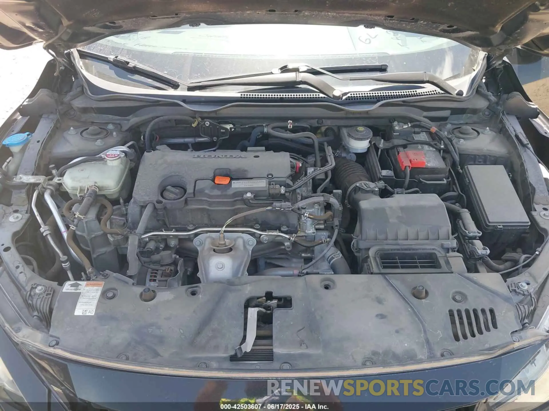 10 fotografías del automóvil dañado 19XFC2F85LE015860 HONDA CIVIC 2020
