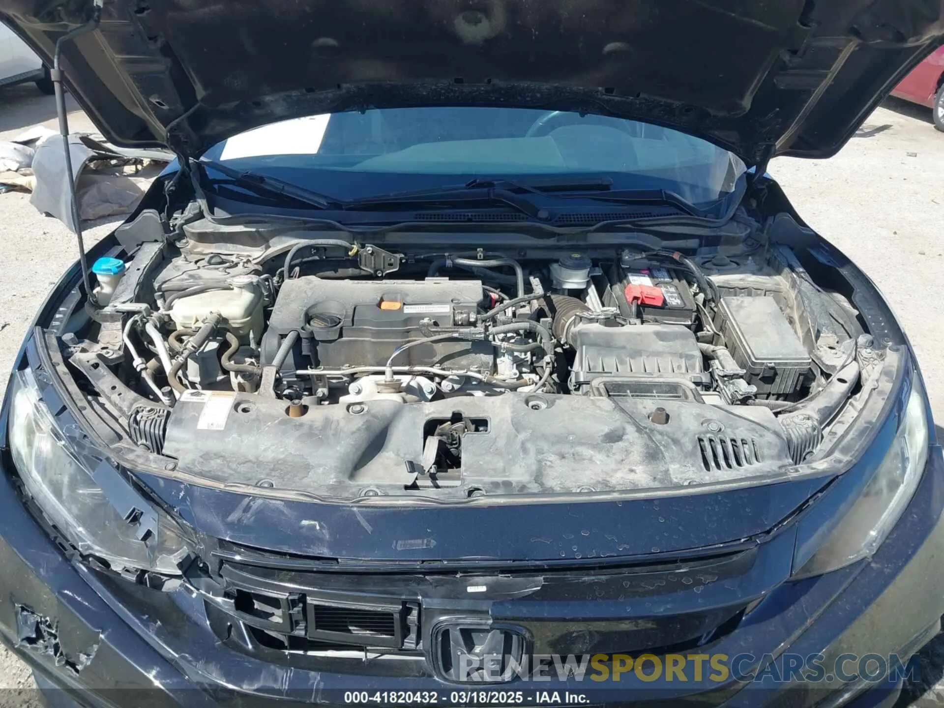 10 fotografías del automóvil dañado 19XFC2F85LE020492 HONDA CIVIC 2020