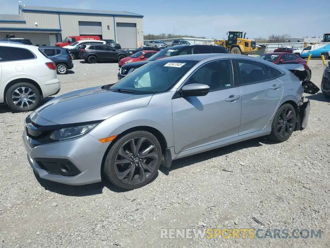 1 fotografías del automóvil dañado 19XFC2F85LE029368 HONDA CIVIC 2020