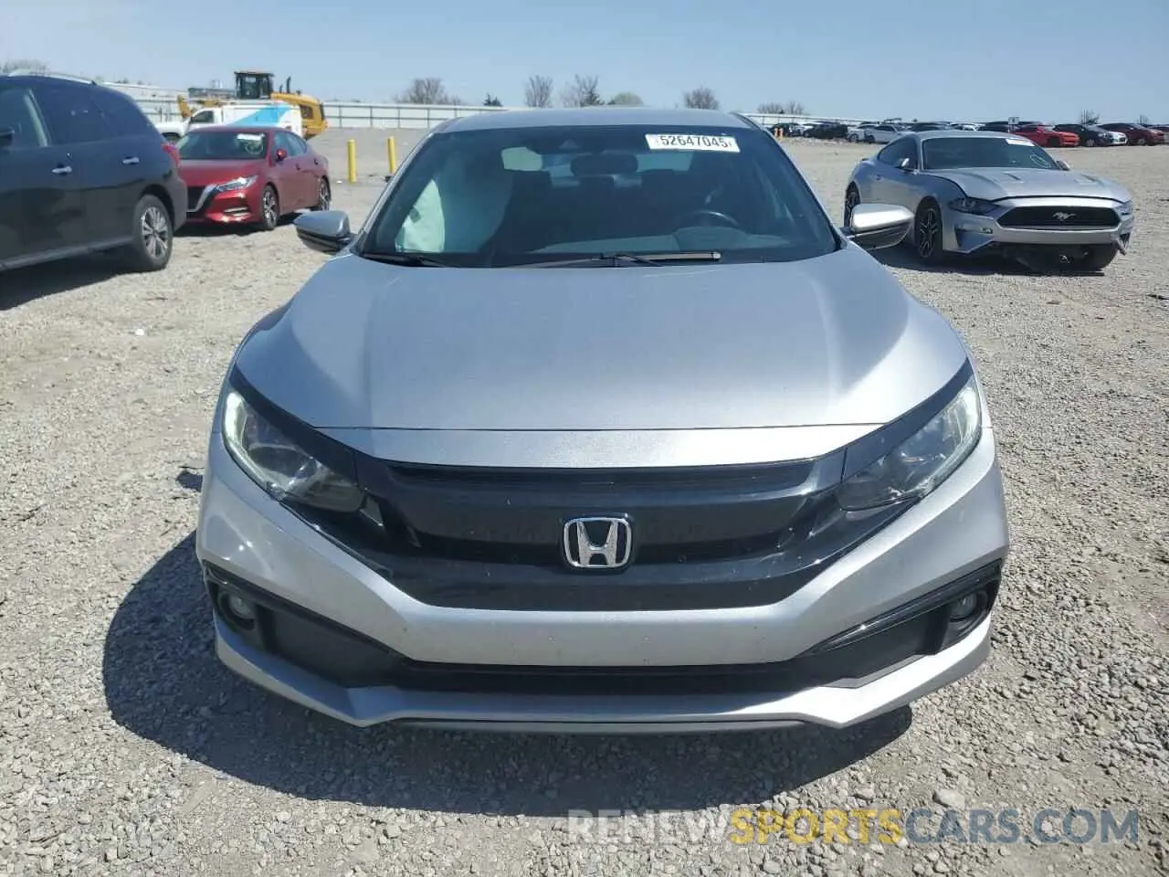 5 fotografías del automóvil dañado 19XFC2F85LE029368 HONDA CIVIC 2020
