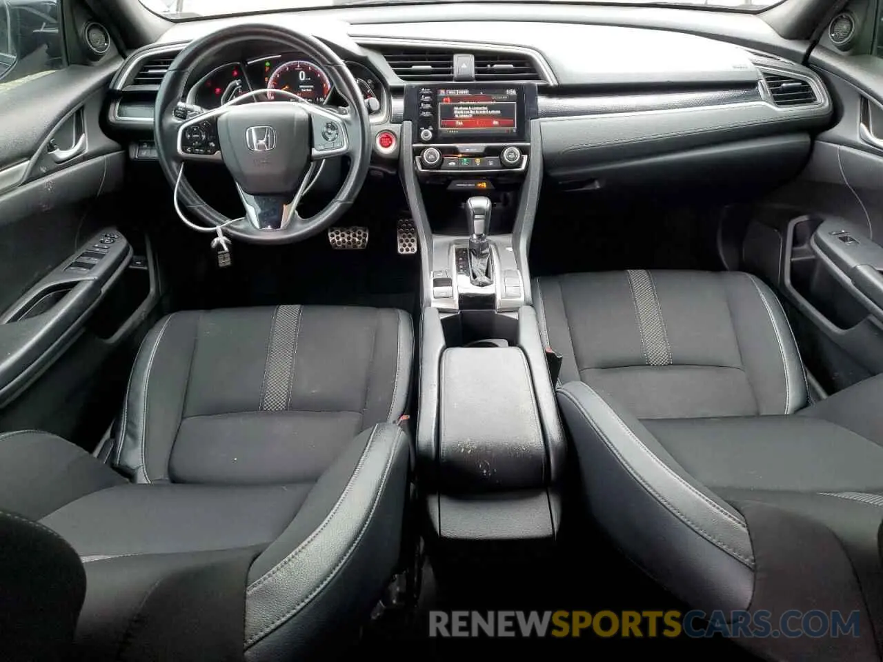 8 fotografías del automóvil dañado 19XFC2F85LE200703 HONDA CIVIC 2020