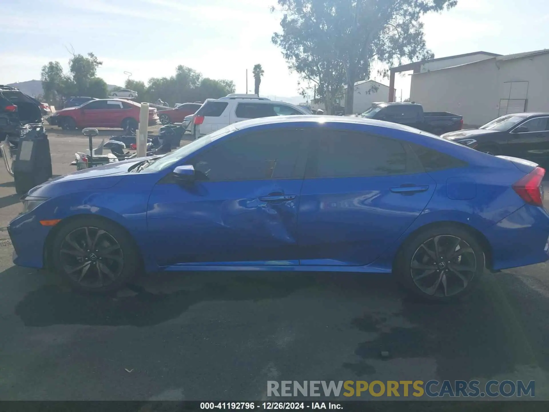 14 fotografías del automóvil dañado 19XFC2F85LE205545 HONDA CIVIC 2020