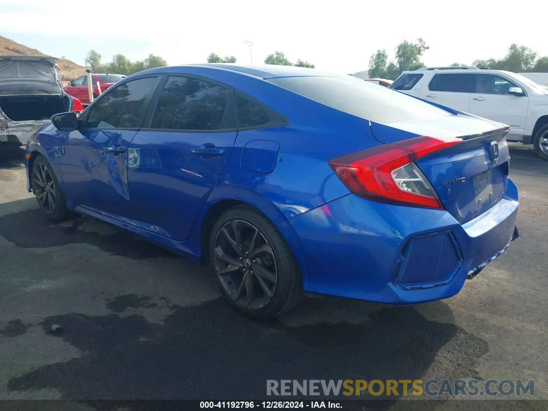 3 fotografías del automóvil dañado 19XFC2F85LE205545 HONDA CIVIC 2020
