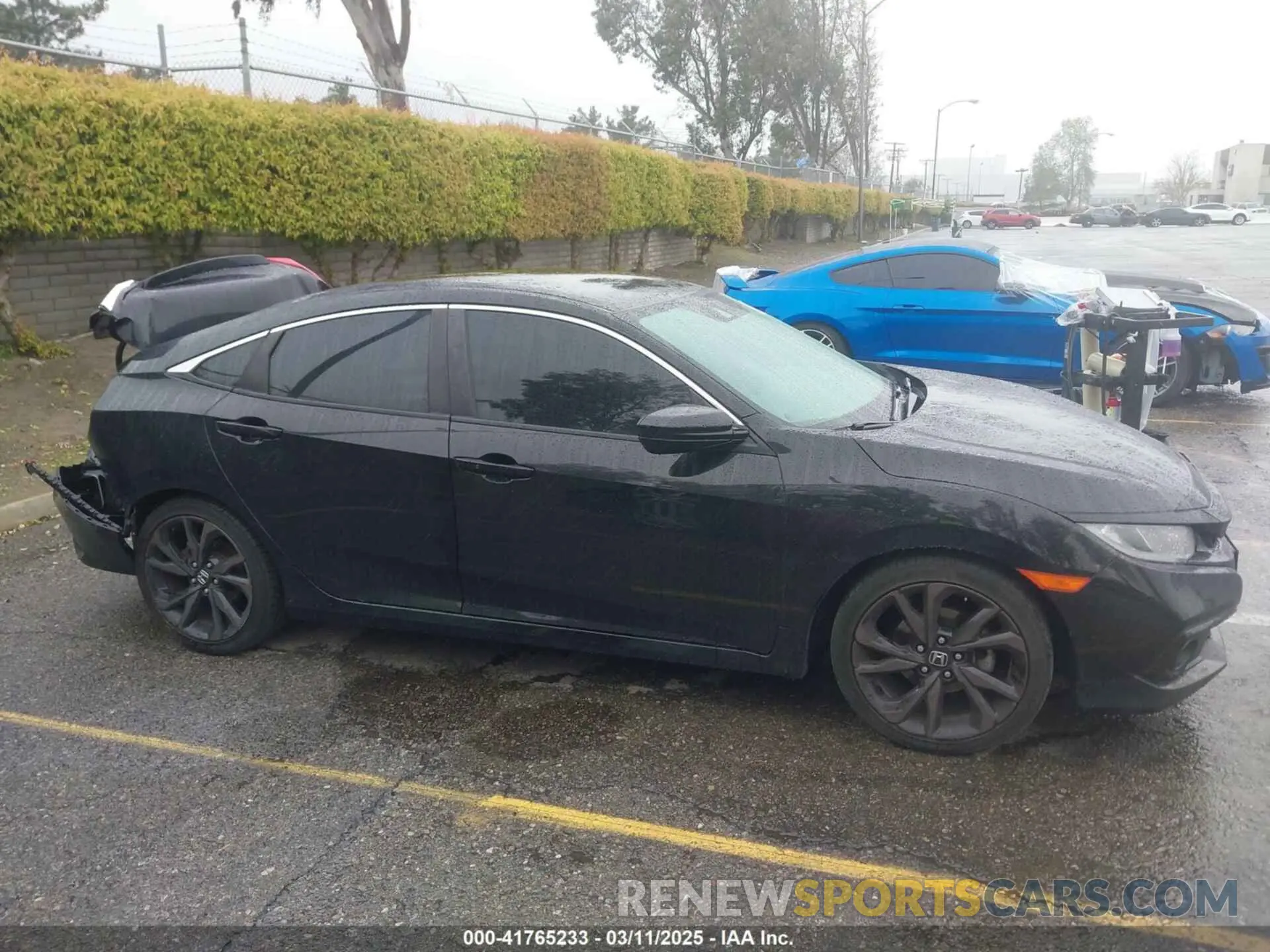 14 fotografías del automóvil dañado 19XFC2F85LE211765 HONDA CIVIC 2020