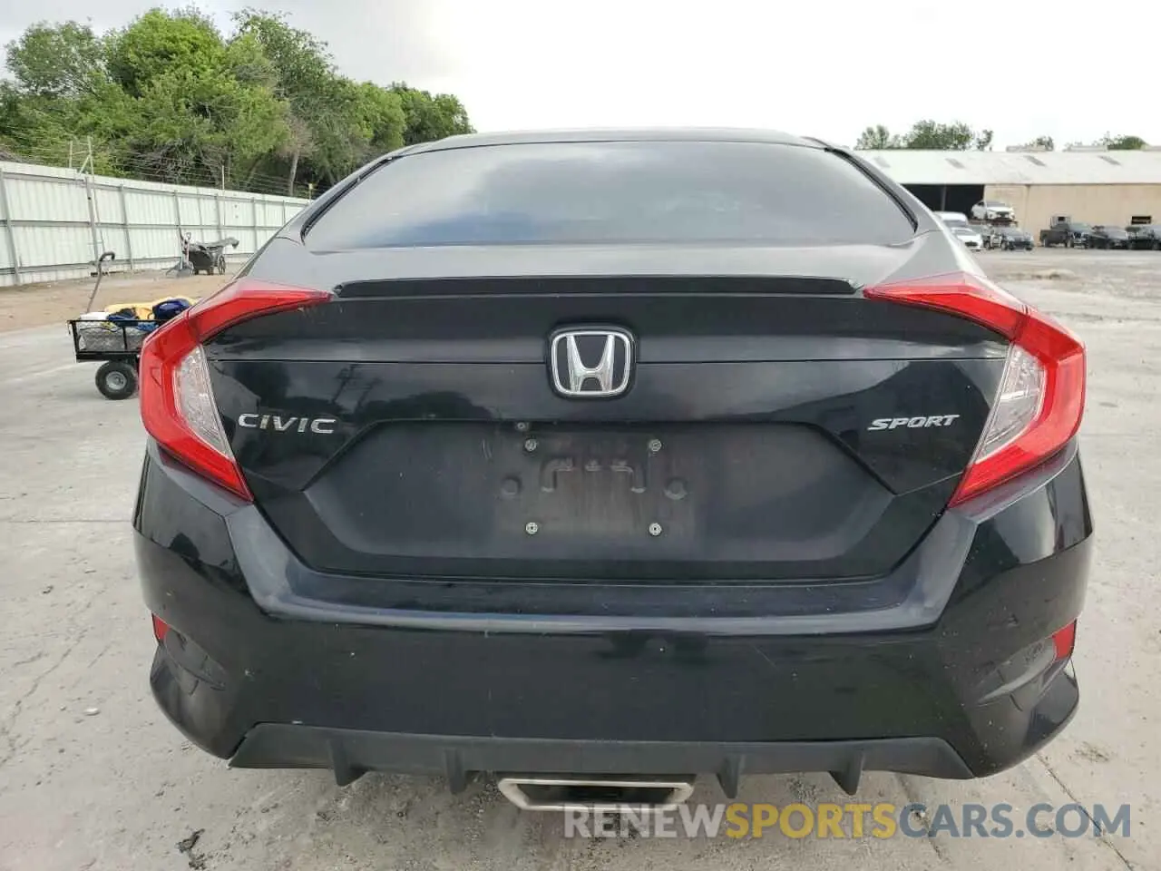 6 fotografías del automóvil dañado 19XFC2F86LE020310 HONDA CIVIC 2020