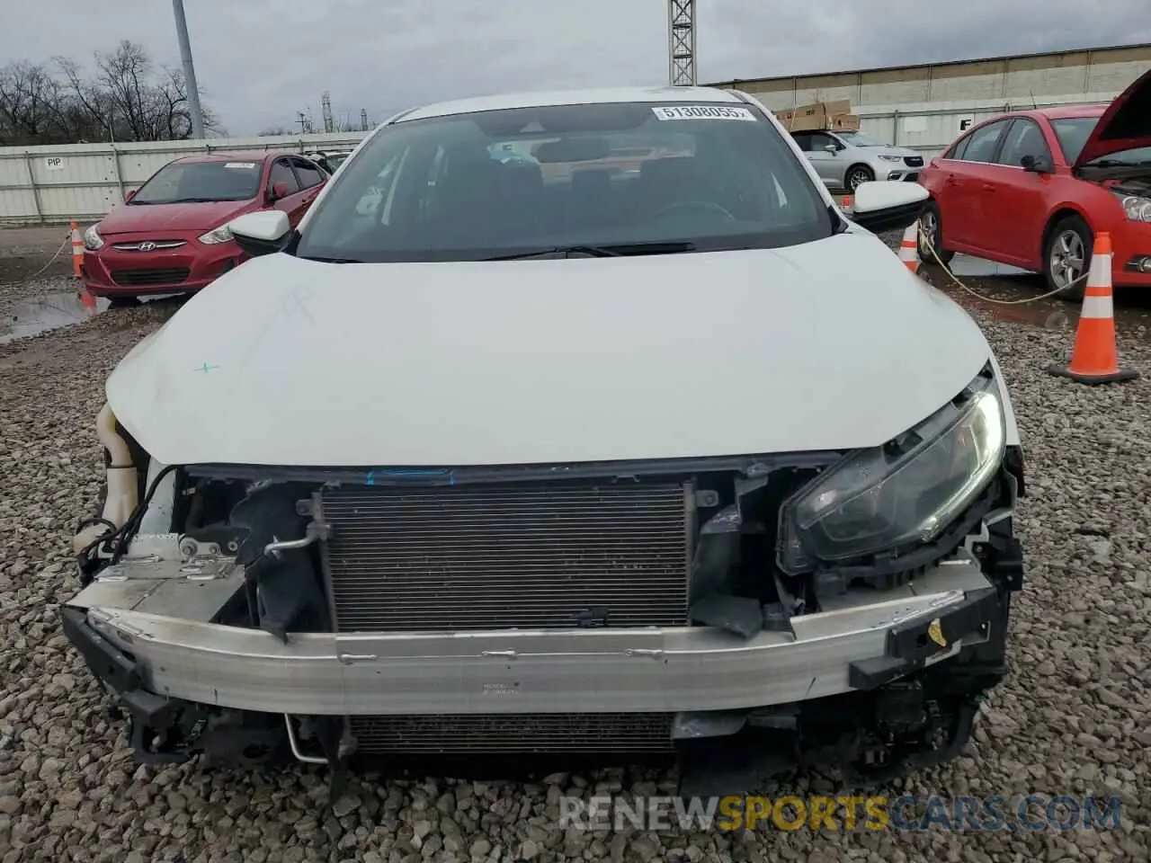 5 fotografías del automóvil dañado 19XFC2F87LE008280 HONDA CIVIC 2020