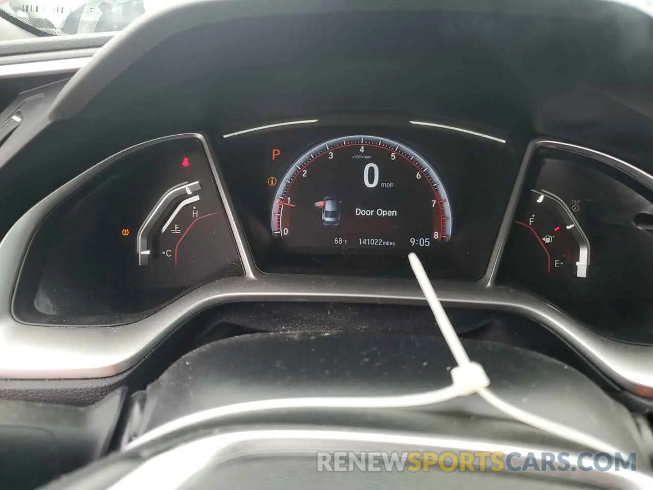 9 fotografías del automóvil dañado 19XFC2F87LE008280 HONDA CIVIC 2020