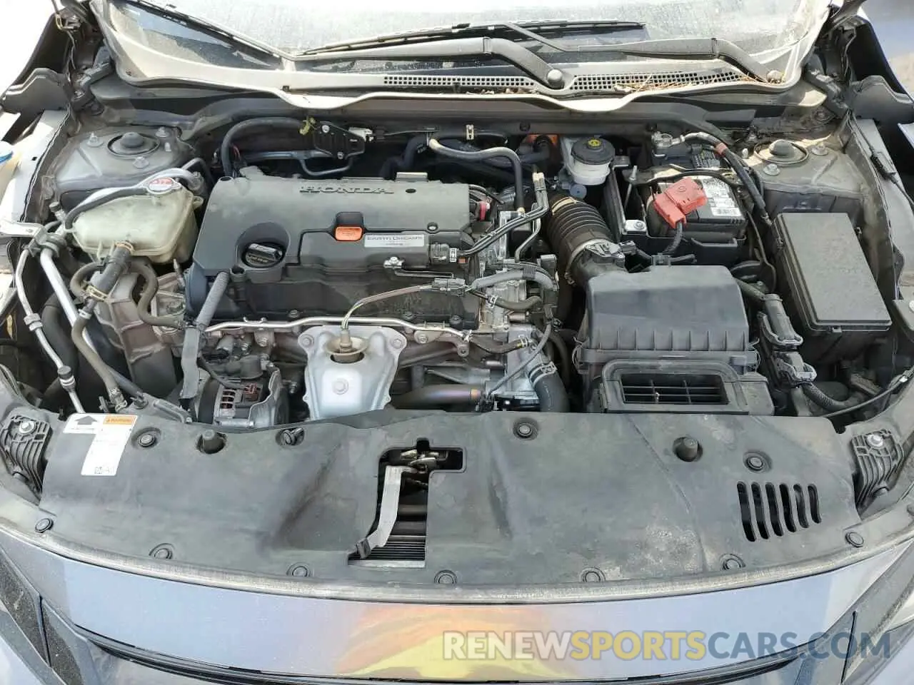 11 fotografías del automóvil dañado 19XFC2F87LE011762 HONDA CIVIC 2020