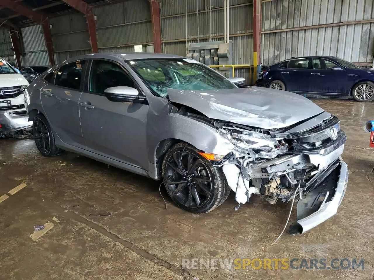 4 fotografías del automóvil dañado 19XFC2F88LE005324 HONDA CIVIC 2020