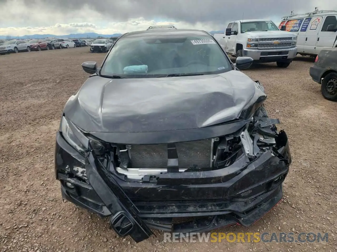 5 fotografías del automóvil dañado 19XFC2F88LE016968 HONDA CIVIC 2020