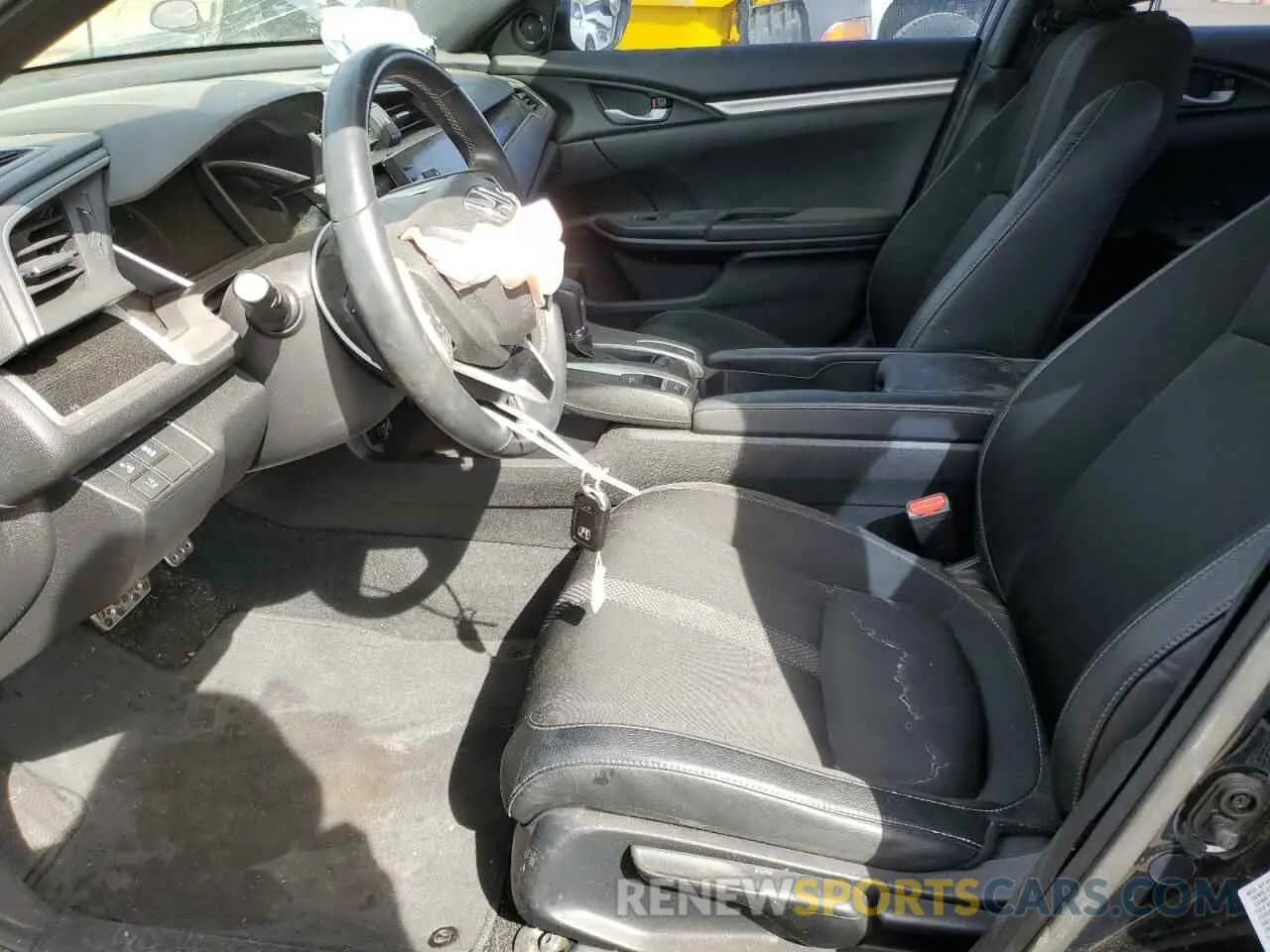 7 fotografías del automóvil dañado 19XFC2F88LE016968 HONDA CIVIC 2020