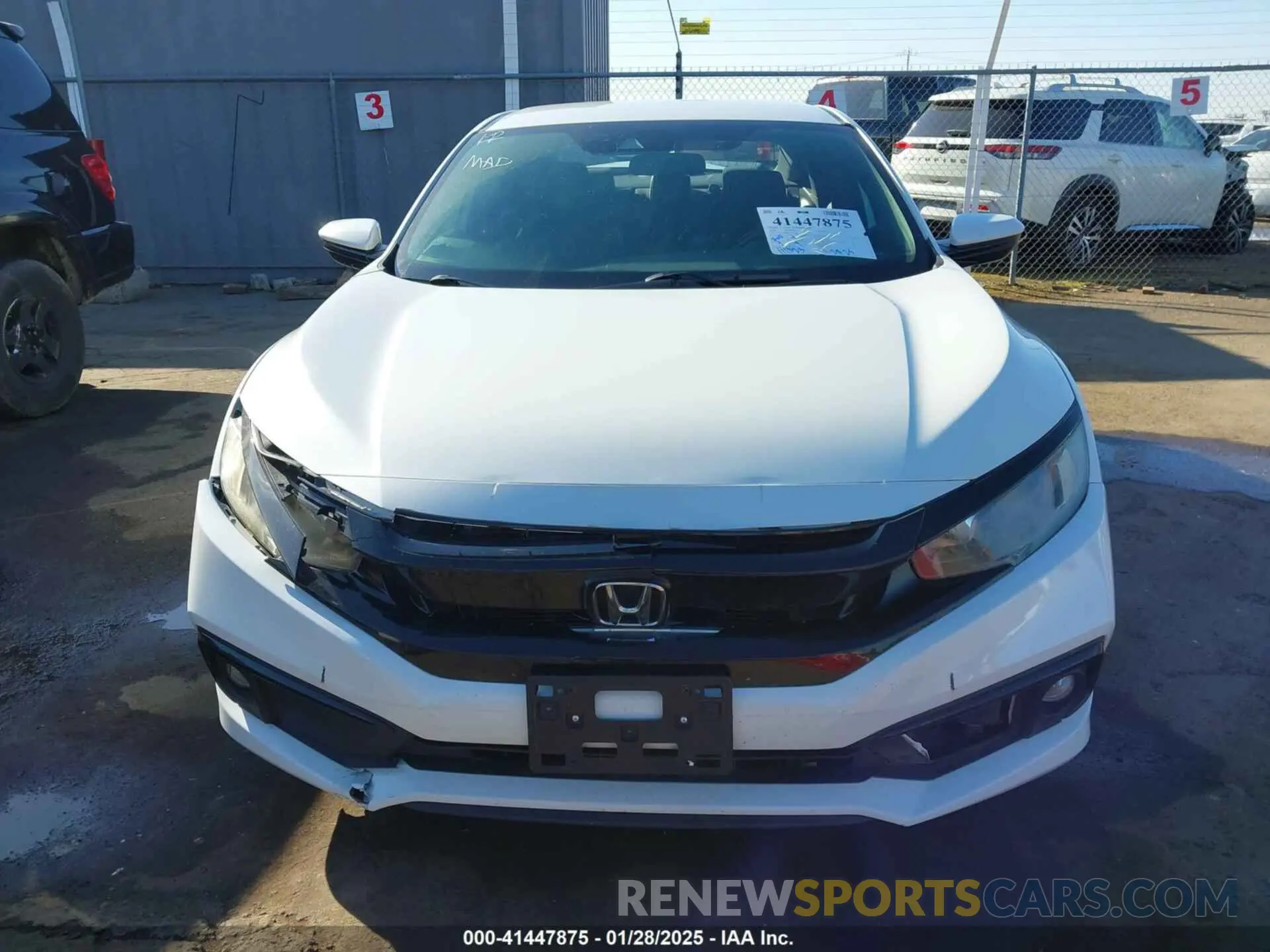 13 fotografías del automóvil dañado 19XFC2F88LE203496 HONDA CIVIC 2020