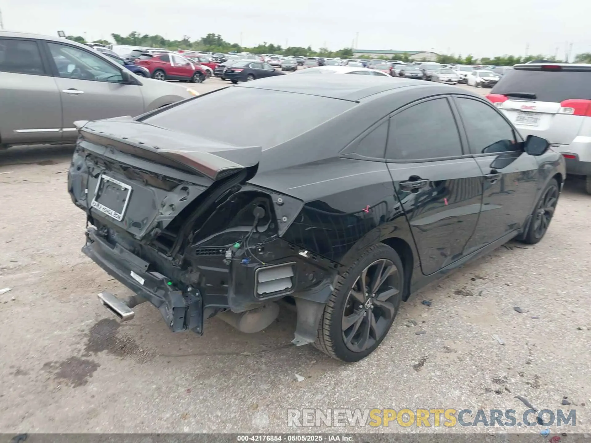 4 fotografías del automóvil dañado 19XFC2F89LE004635 HONDA CIVIC 2020
