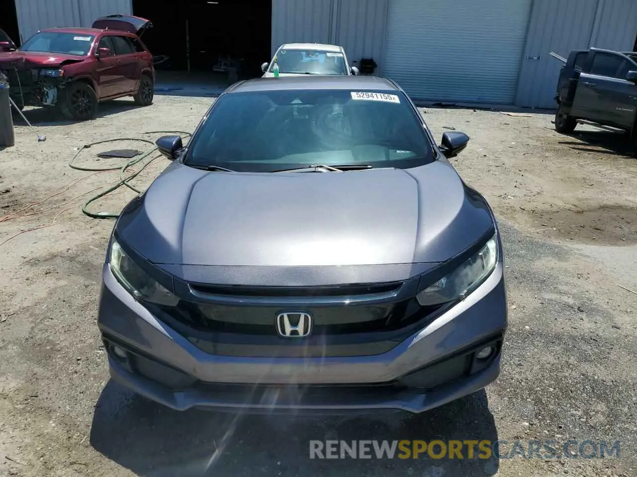 5 fotografías del automóvil dañado 19XFC2F89LE005672 HONDA CIVIC 2020