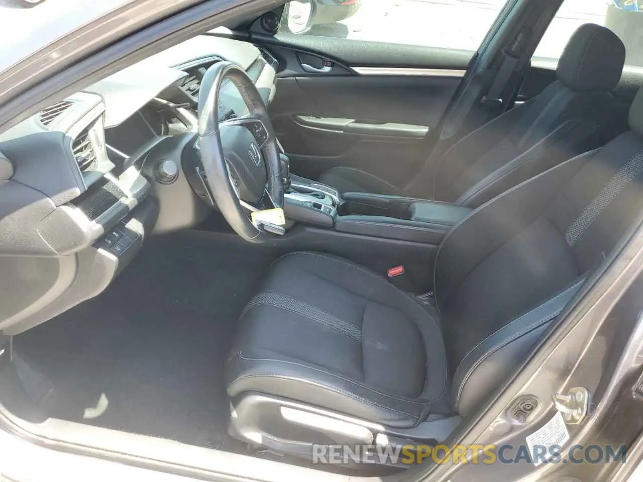 7 fotografías del automóvil dañado 19XFC2F89LE005672 HONDA CIVIC 2020