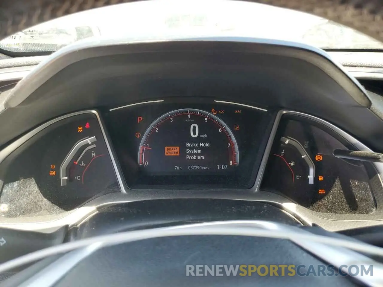 9 fotografías del automóvil dañado 19XFC2F89LE005672 HONDA CIVIC 2020
