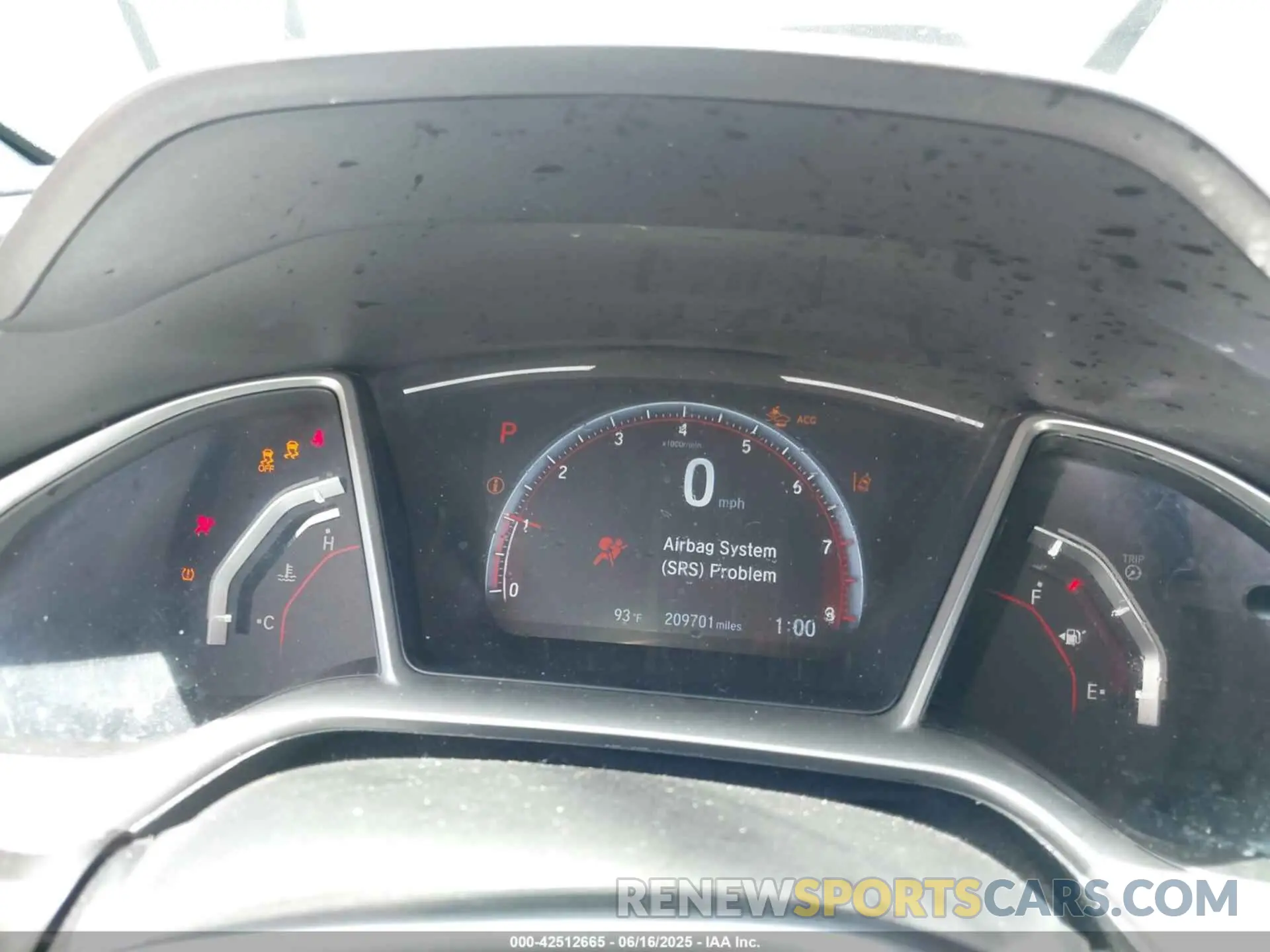 7 fotografías del automóvil dañado 19XFC2F89LE010032 HONDA CIVIC 2020