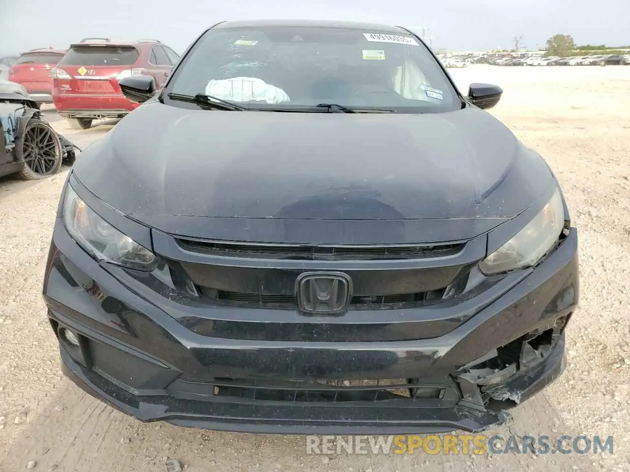 5 fotografías del automóvil dañado 19XFC2F89LE030572 HONDA CIVIC 2020