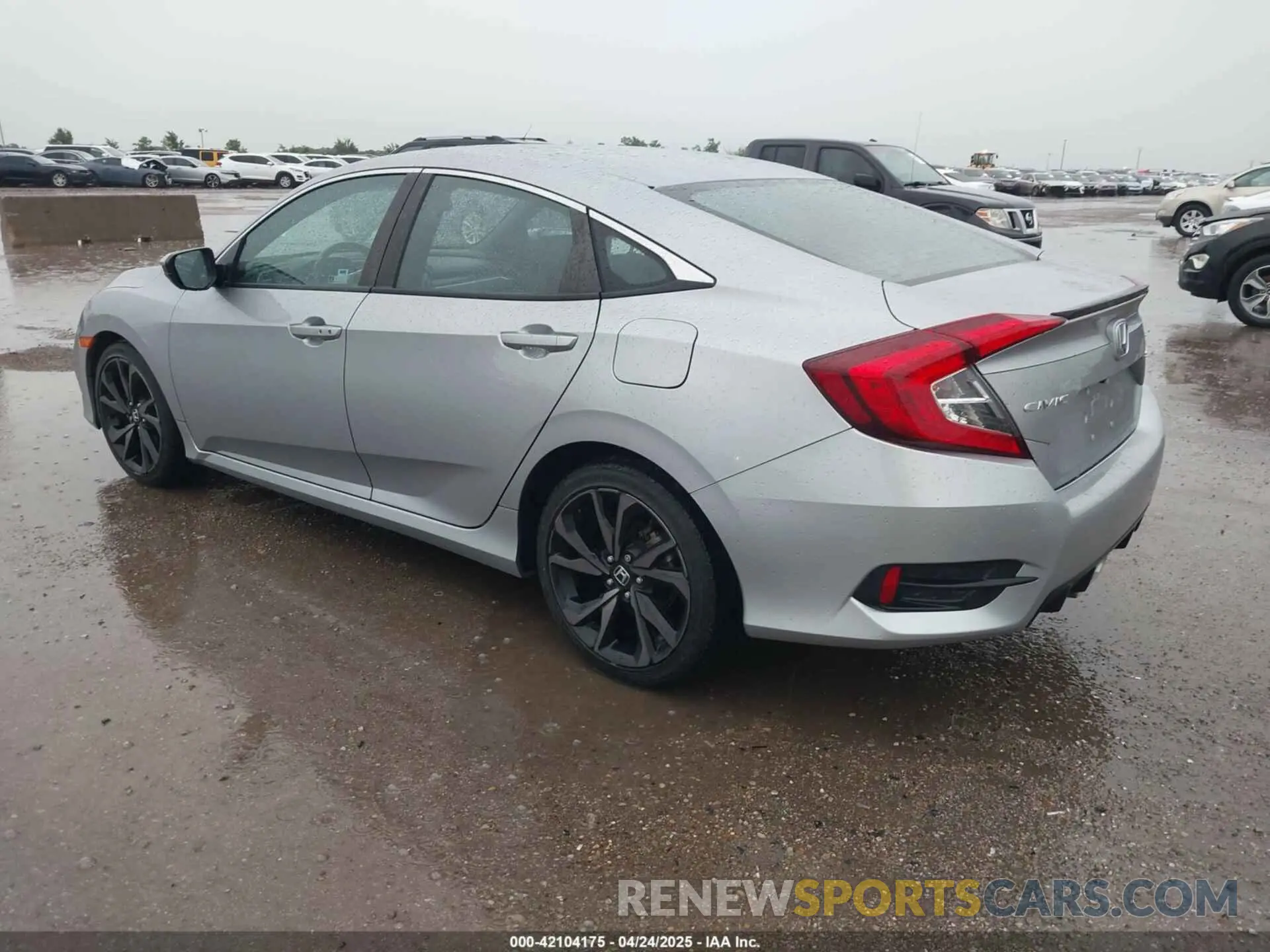 3 fotografías del automóvil dañado 19XFC2F89LE209405 HONDA CIVIC 2020