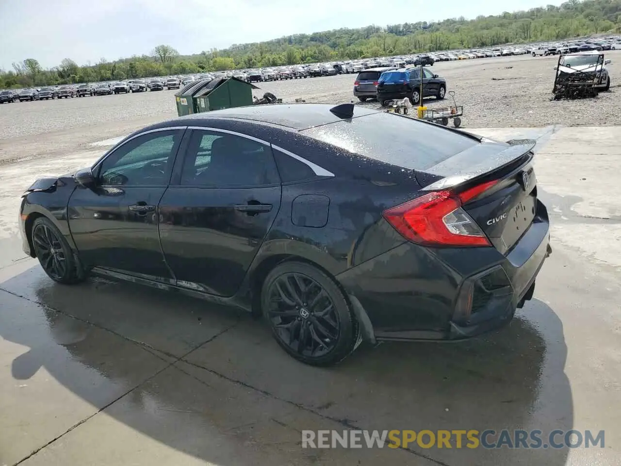 2 fotografías del automóvil dañado 2HGFC1E50LH705135 HONDA CIVIC 2020