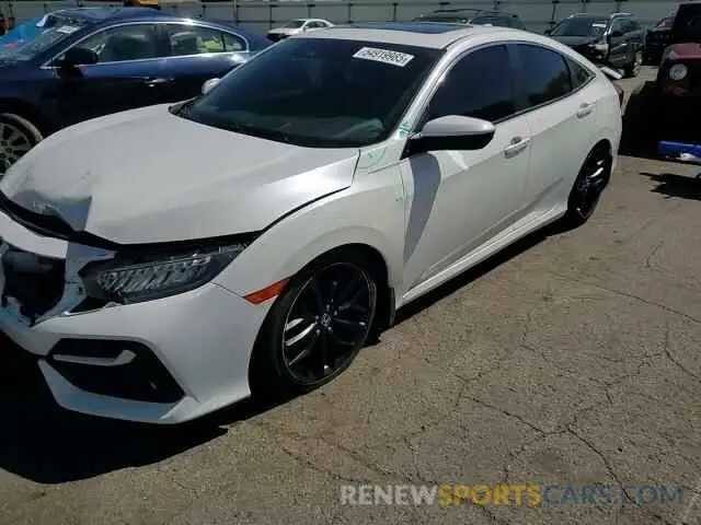 13 fotografías del automóvil dañado 2HGFC1E52LH704407 HONDA CIVIC 2020