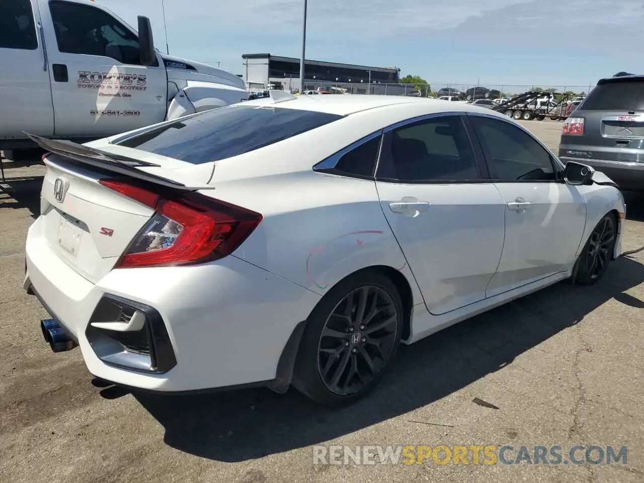 3 fotografías del automóvil dañado 2HGFC1E52LH704407 HONDA CIVIC 2020