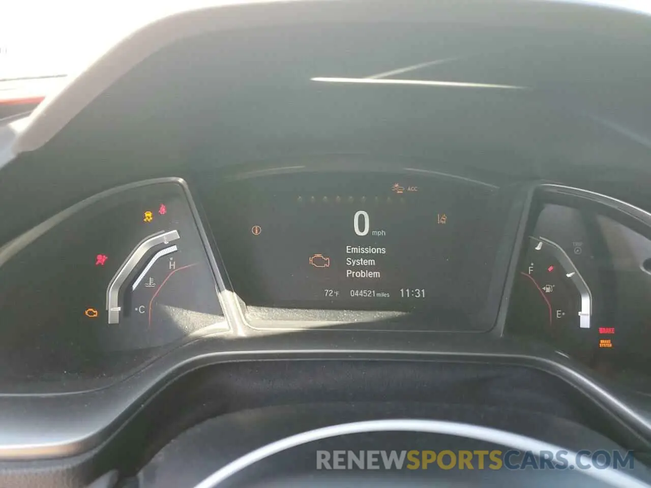 9 fotografías del automóvil dañado 2HGFC1E52LH704407 HONDA CIVIC 2020