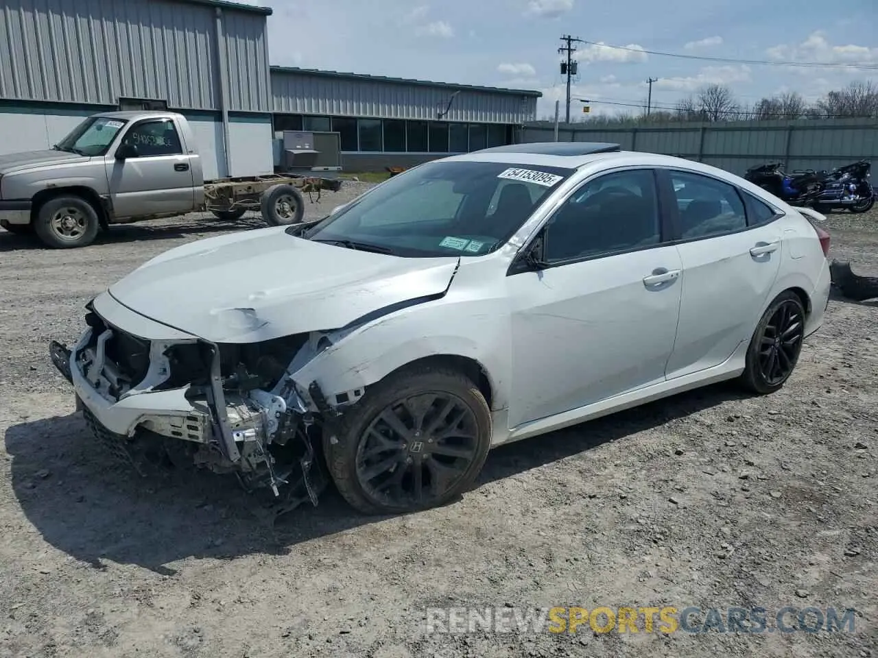 1 fotografías del automóvil dañado 2HGFC1E54LH706112 HONDA CIVIC 2020