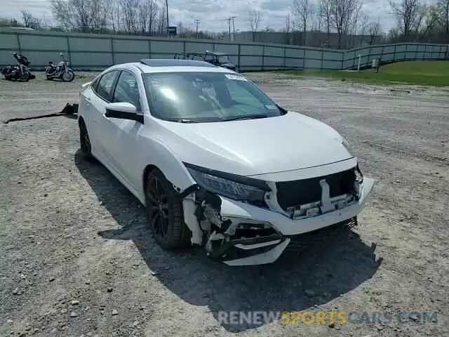 14 fotografías del automóvil dañado 2HGFC1E54LH706112 HONDA CIVIC 2020