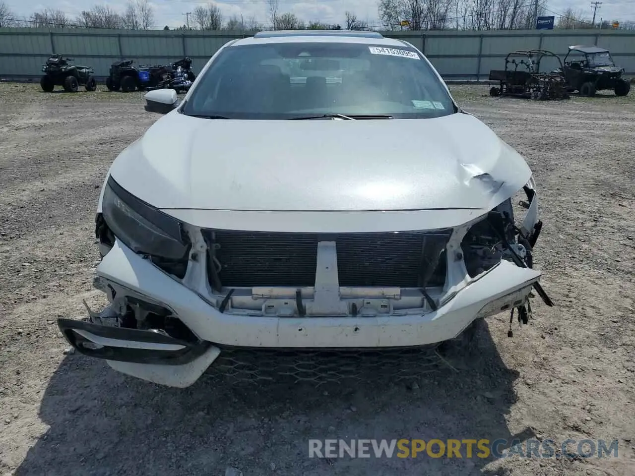 5 fotografías del automóvil dañado 2HGFC1E54LH706112 HONDA CIVIC 2020