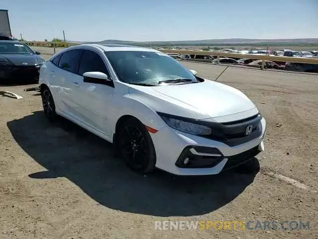 14 fotografías del automóvil dañado 2HGFC1E57LH702944 HONDA CIVIC 2020