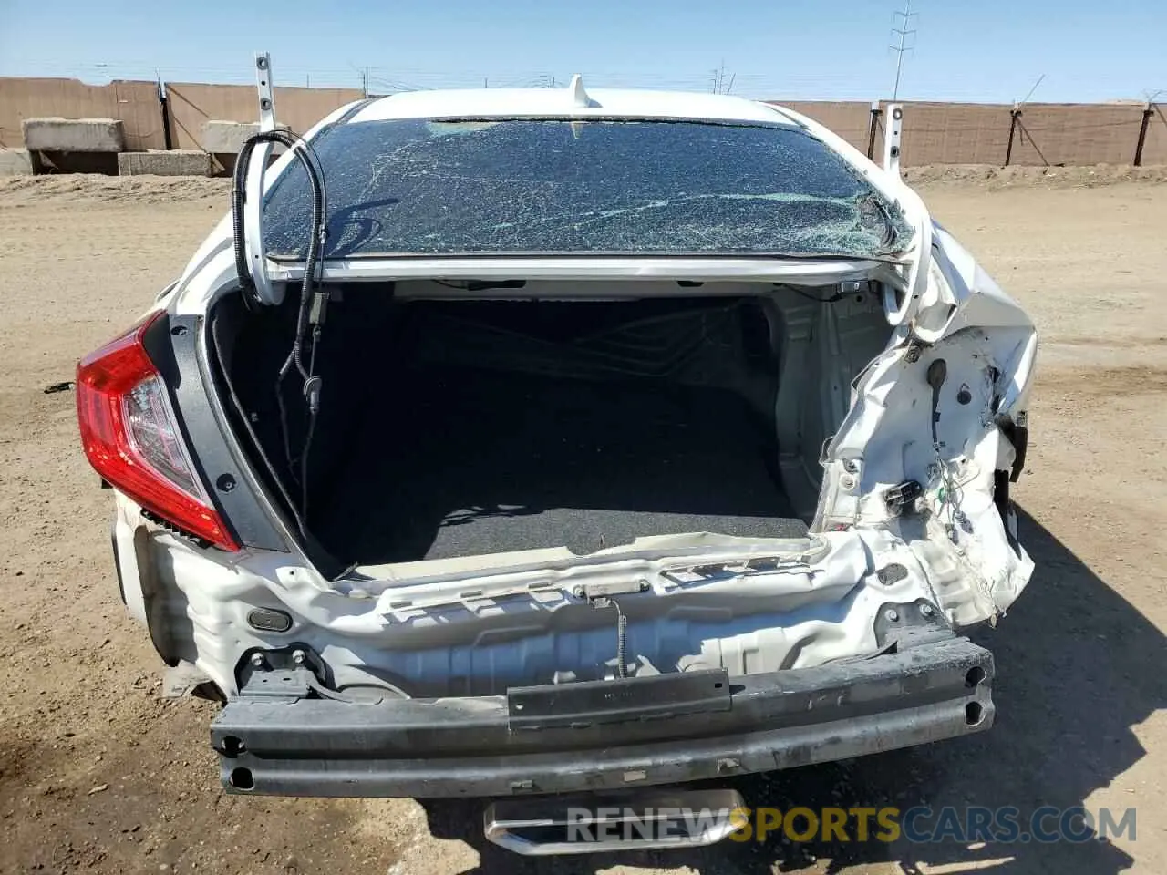 6 fotografías del automóvil dañado 2HGFC1E57LH702944 HONDA CIVIC 2020