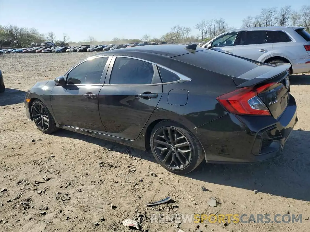 2 fotografías del automóvil dañado 2HGFC1E57LH706380 HONDA CIVIC 2020
