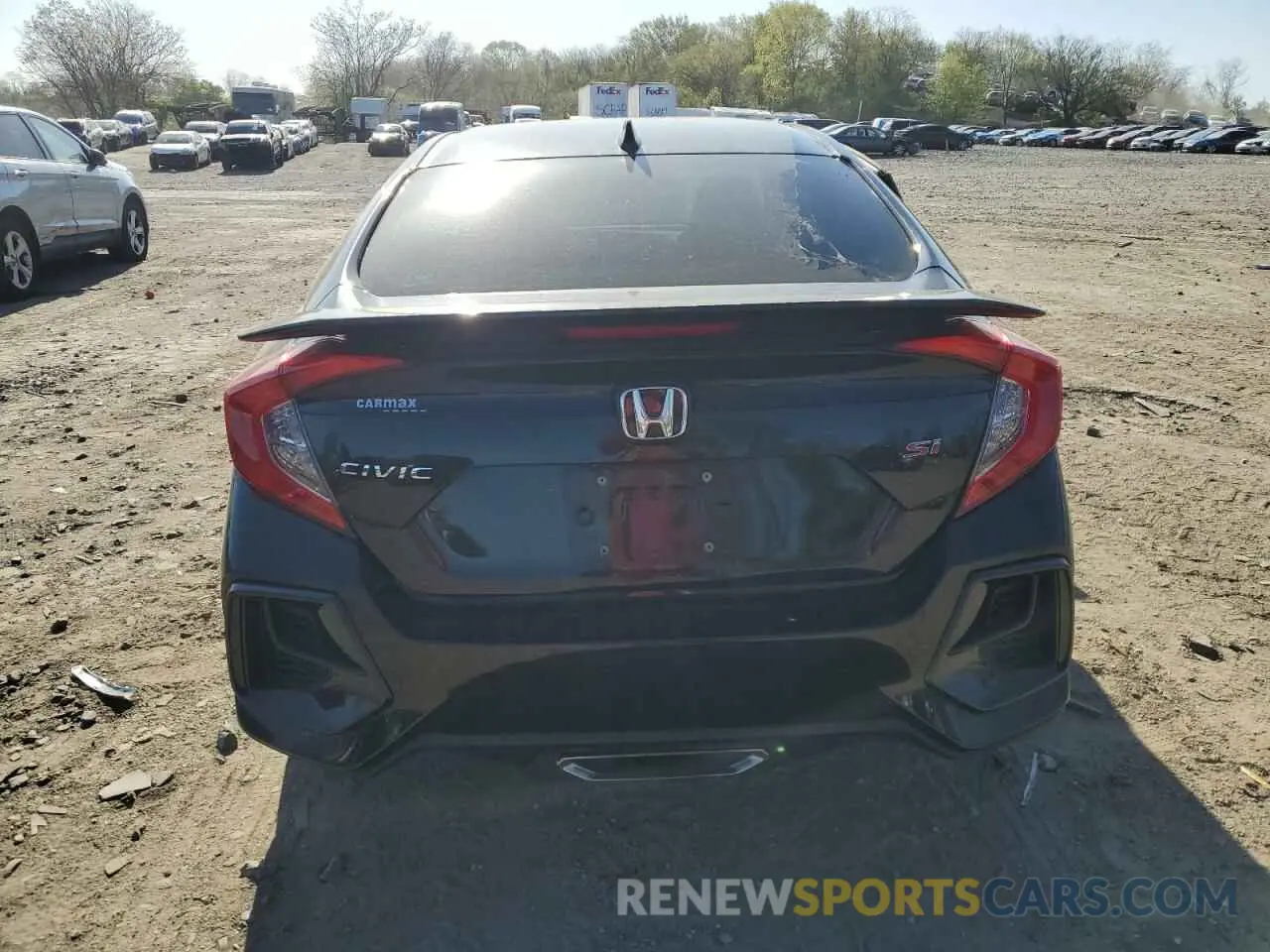 6 fotografías del automóvil dañado 2HGFC1E57LH706380 HONDA CIVIC 2020