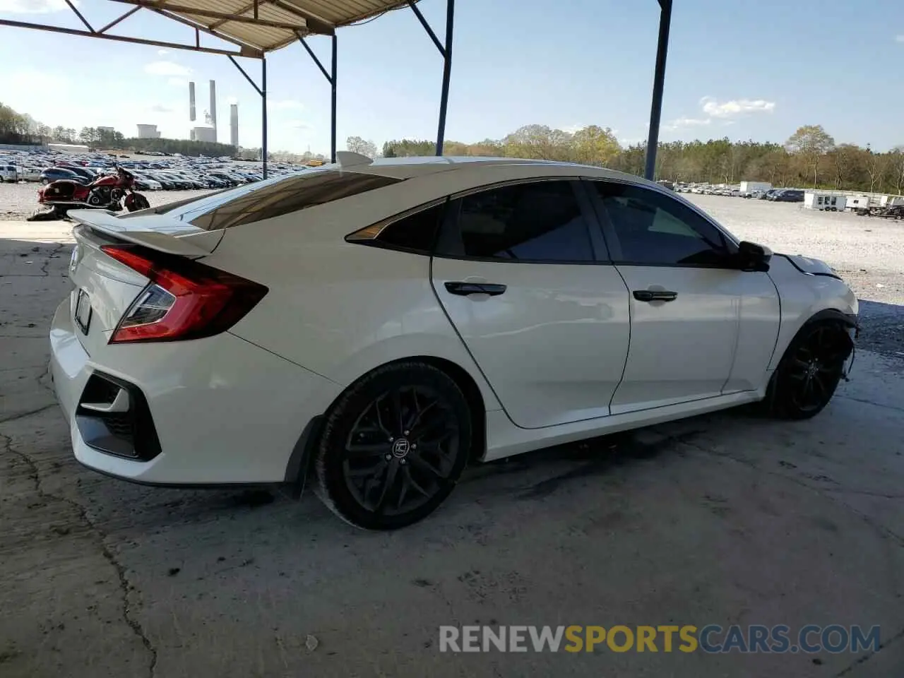 3 fotografías del automóvil dañado 2HGFC1E5XLH705823 HONDA CIVIC 2020