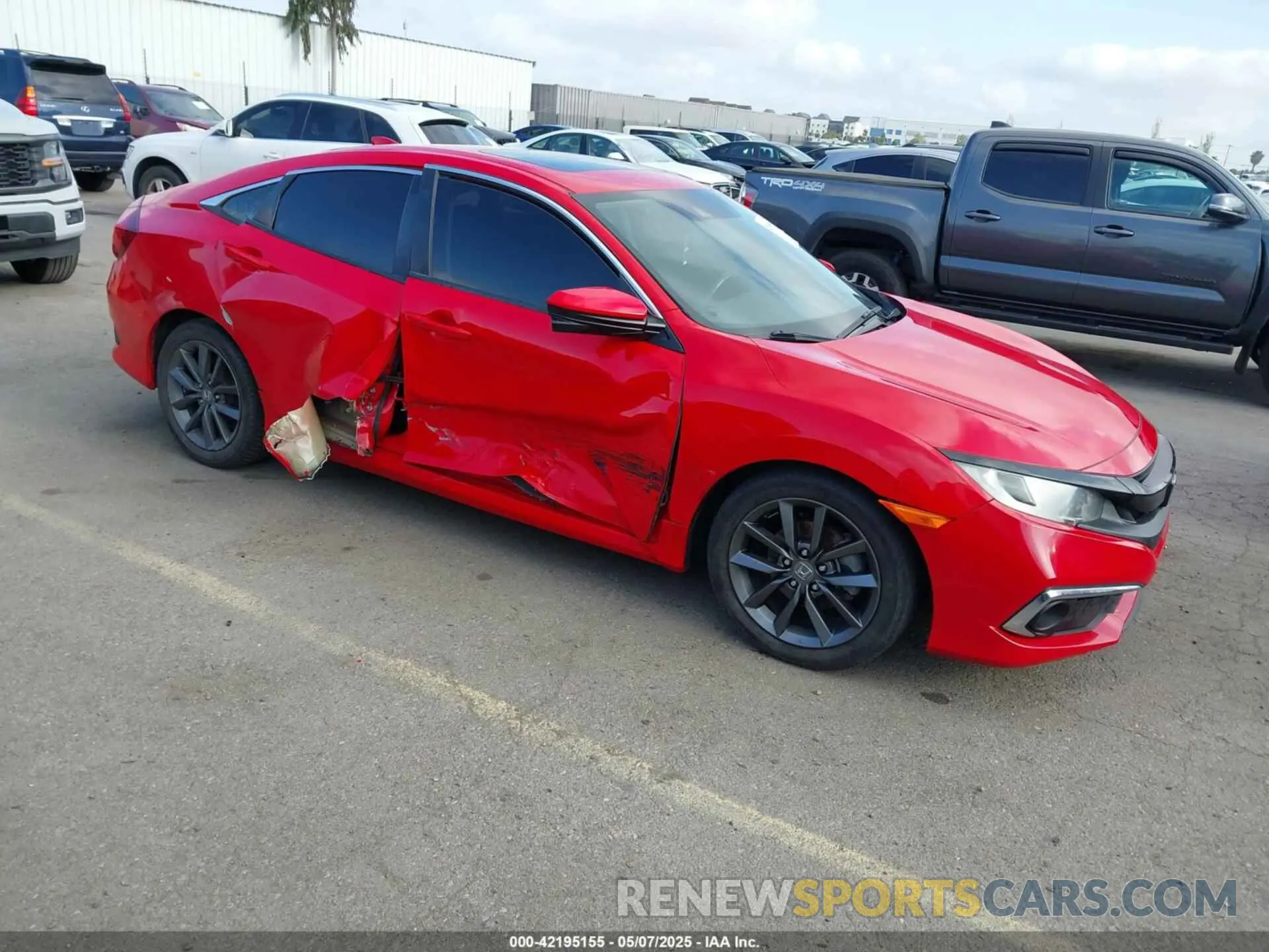 1 fotografías del automóvil dañado 2HGFC1F31LH682168 HONDA CIVIC 2020