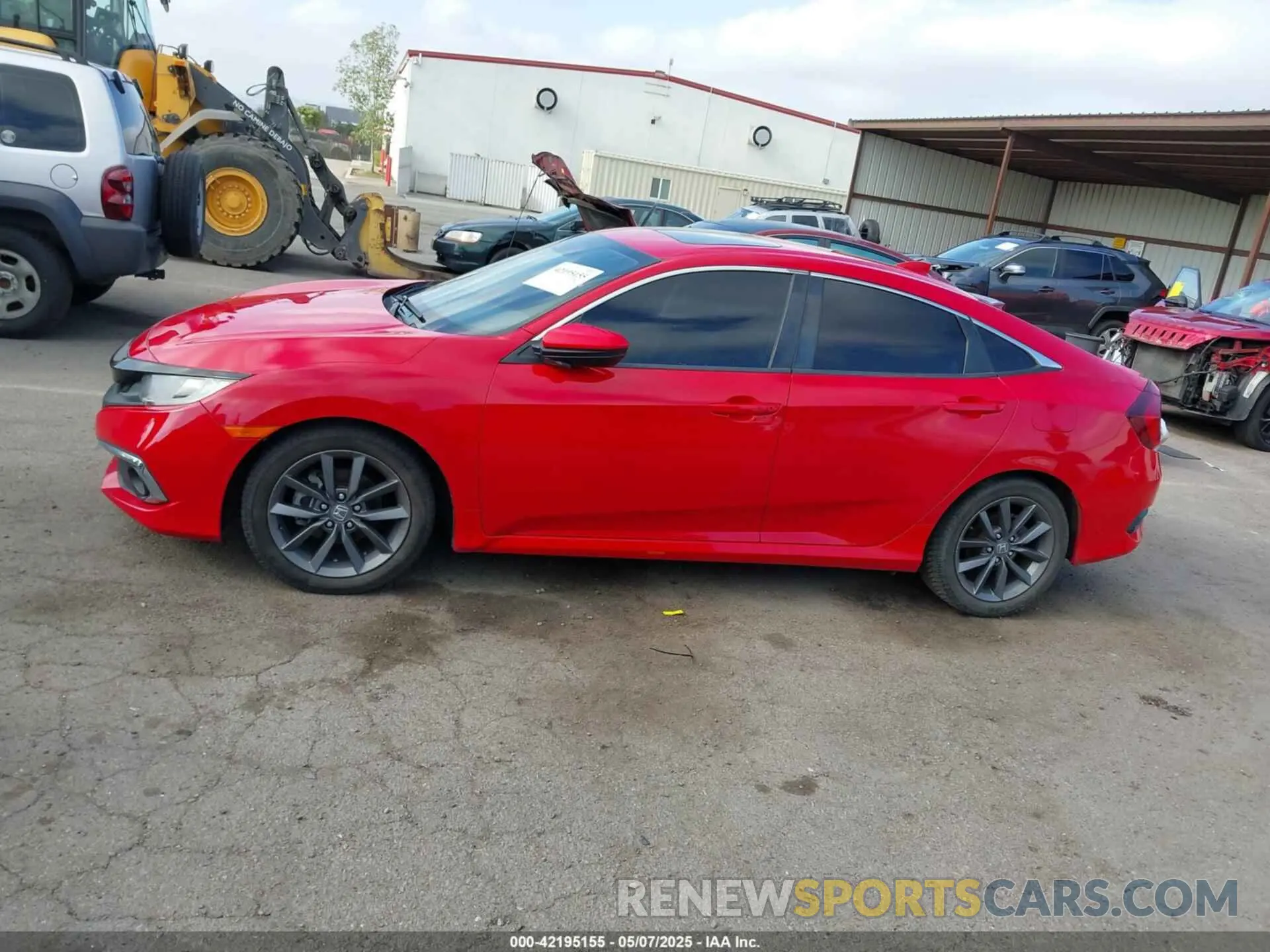 14 fotografías del automóvil dañado 2HGFC1F31LH682168 HONDA CIVIC 2020