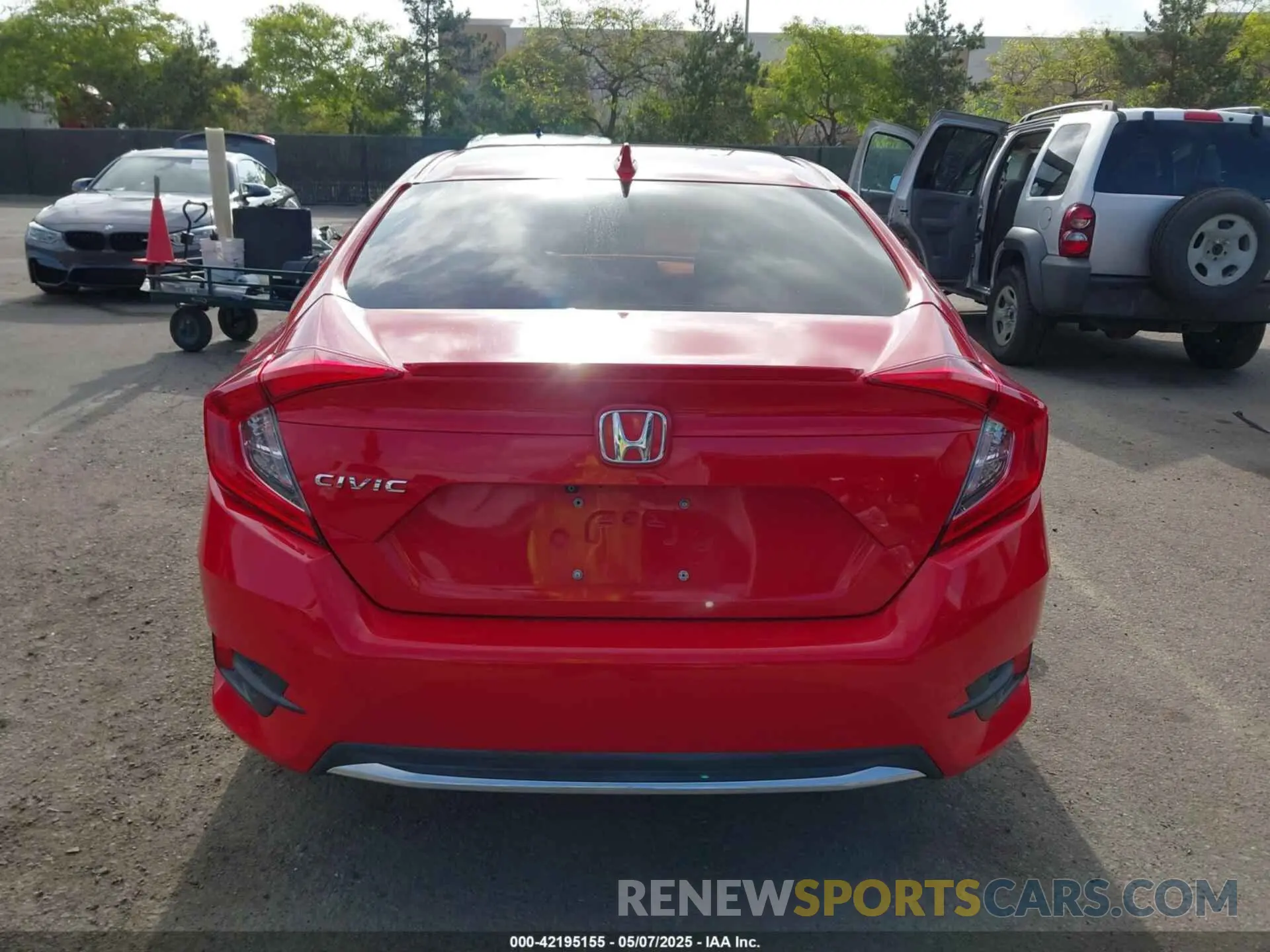 16 fotografías del automóvil dañado 2HGFC1F31LH682168 HONDA CIVIC 2020