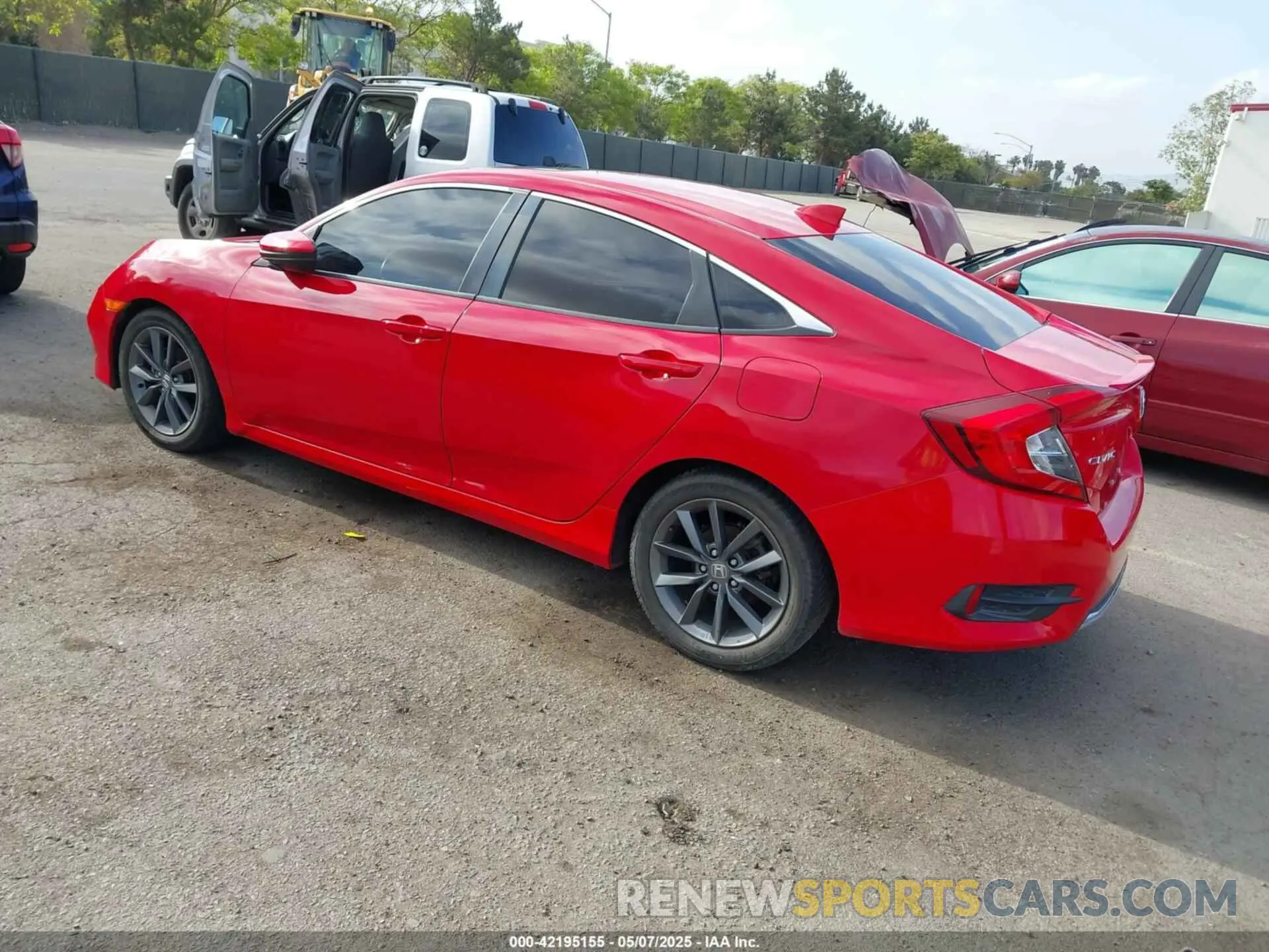 3 fotografías del automóvil dañado 2HGFC1F31LH682168 HONDA CIVIC 2020