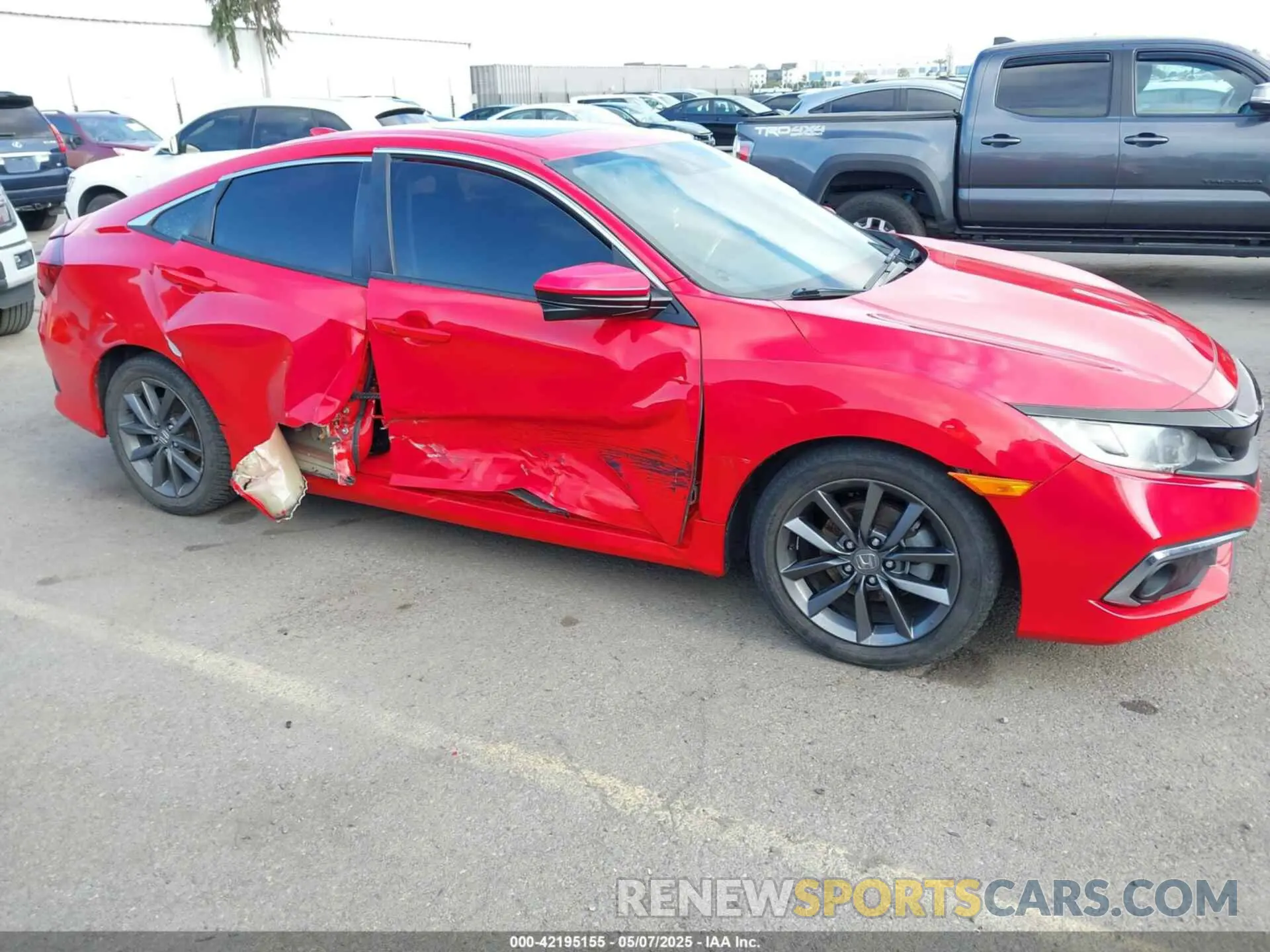 6 fotografías del automóvil dañado 2HGFC1F31LH682168 HONDA CIVIC 2020