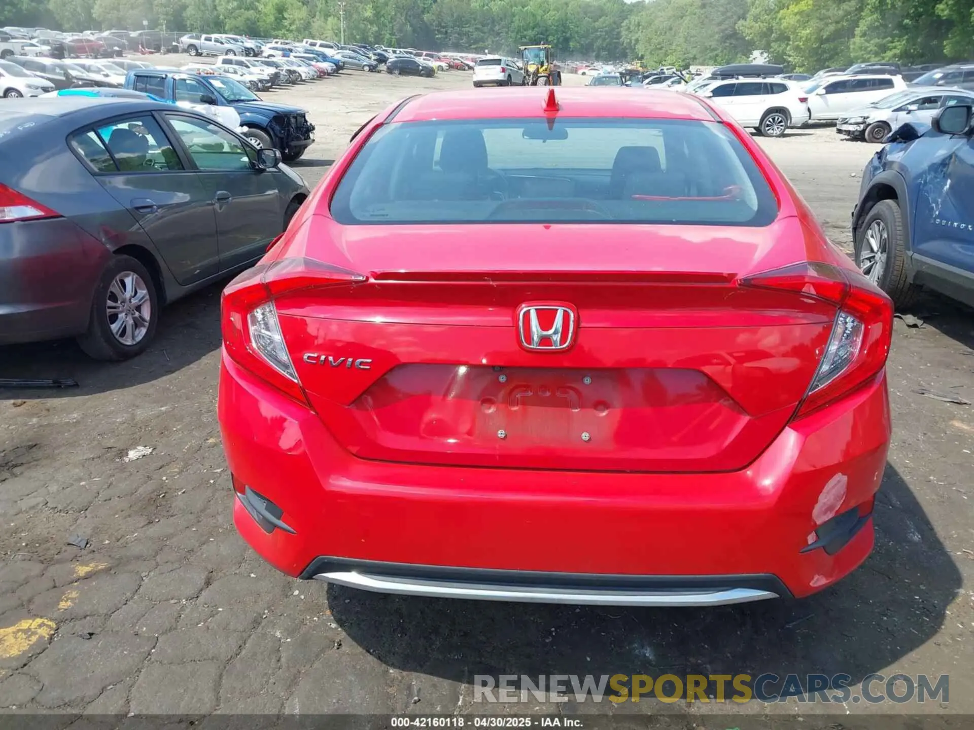 15 fotografías del automóvil dañado 2HGFC1F32LH683166 HONDA CIVIC 2020