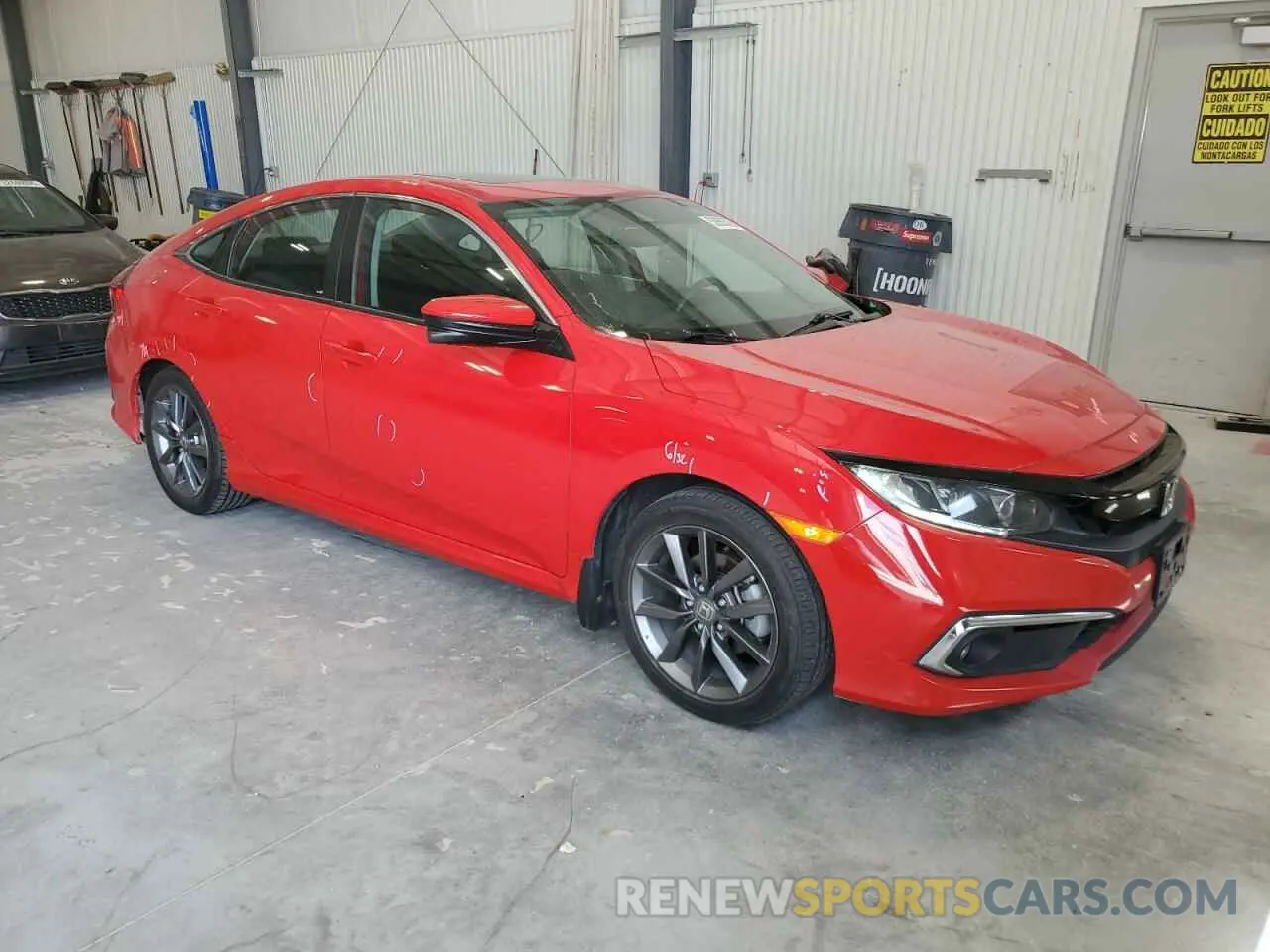 4 fotografías del automóvil dañado 2HGFC1F38LH682345 HONDA CIVIC 2020