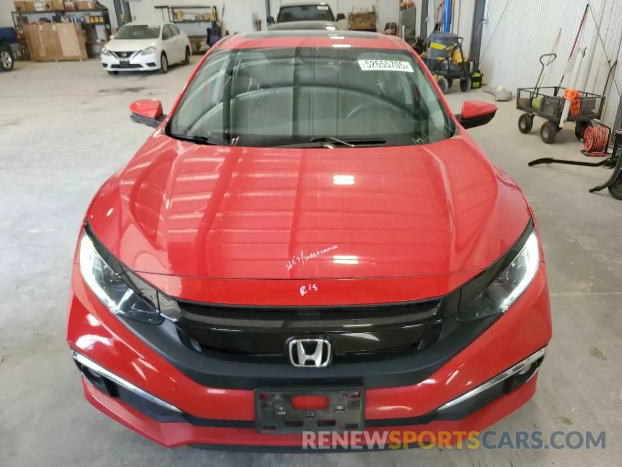 5 fotografías del automóvil dañado 2HGFC1F38LH682345 HONDA CIVIC 2020